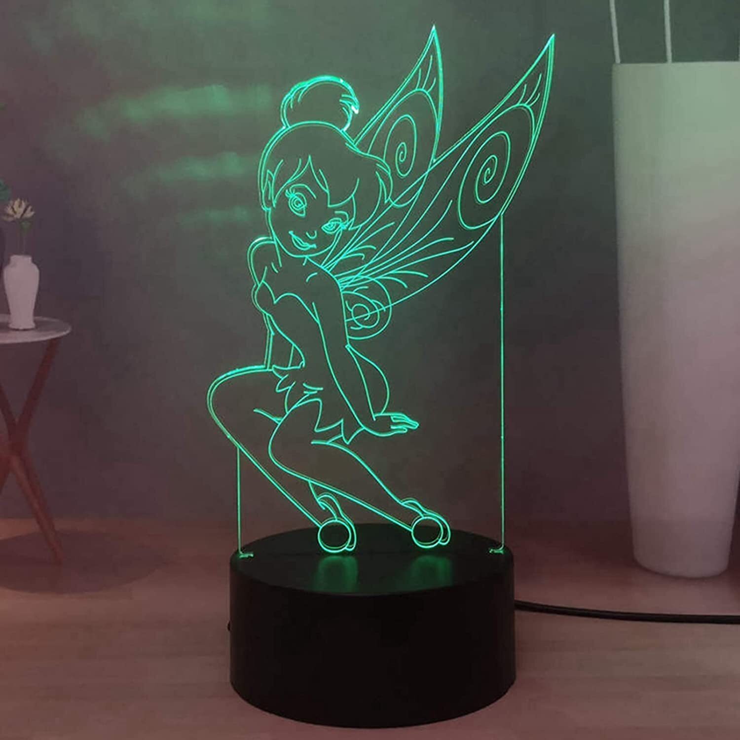 Tinkerbell lamp with 3D lights