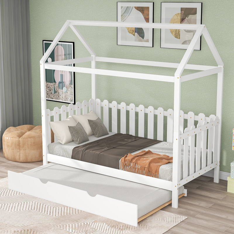 Topsham Twin Solid Wood Daybed with Trundle