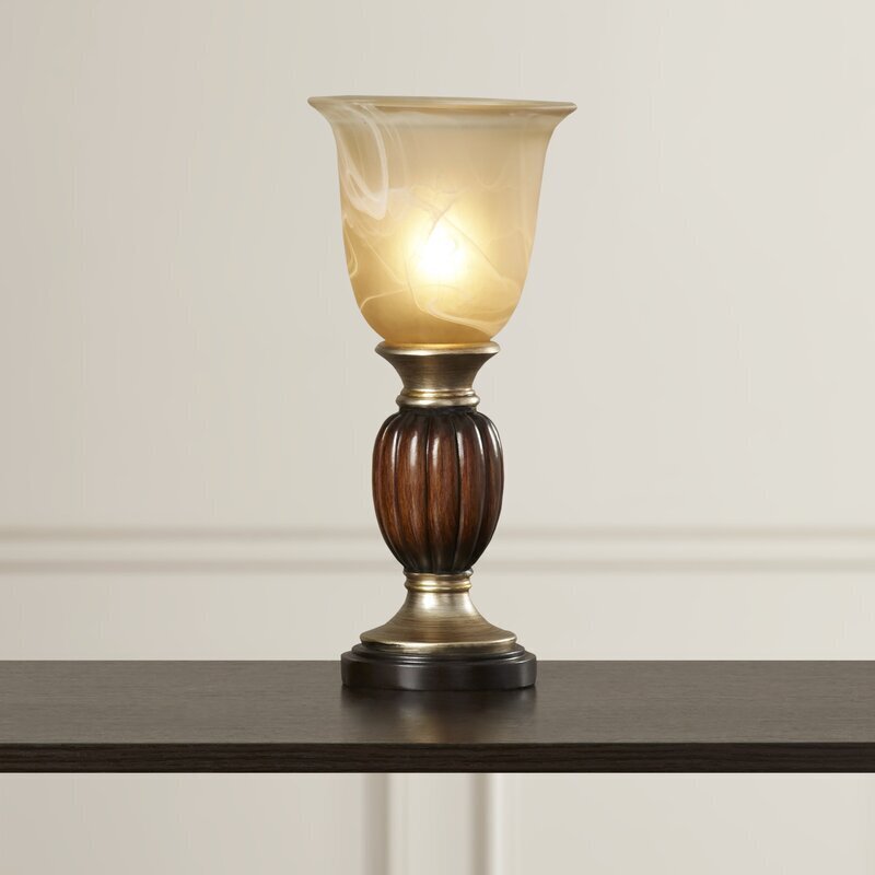Torchiere lamp in an art nouveau design