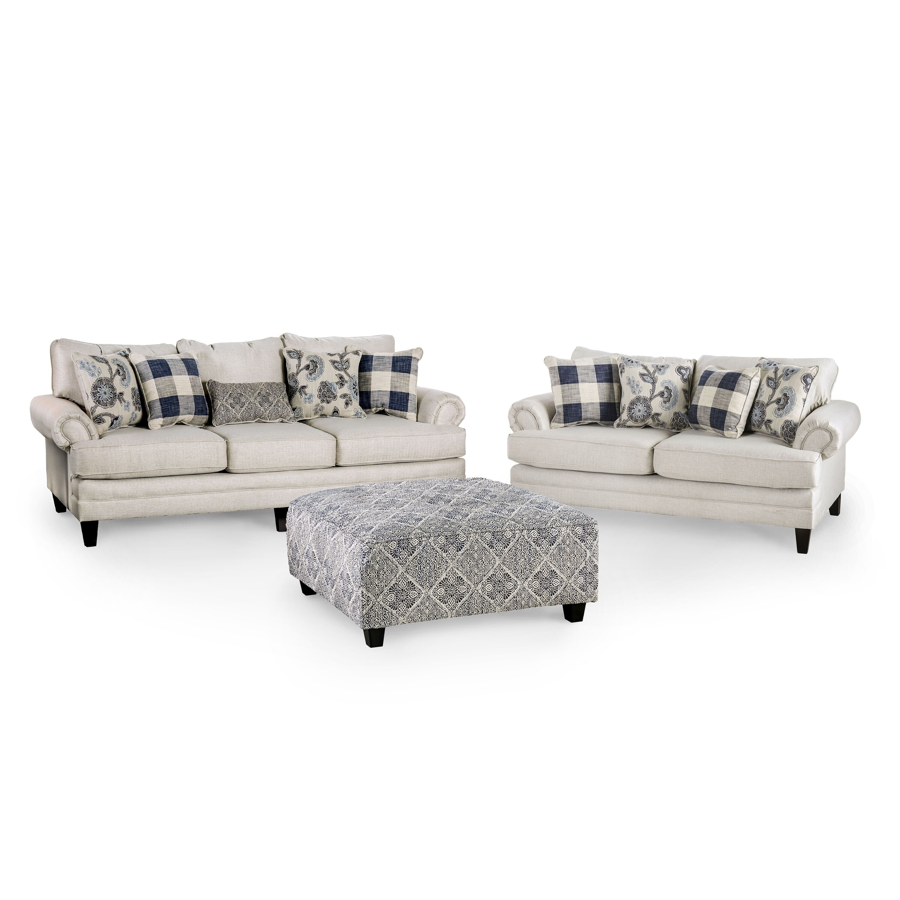 Traditional Country Living Room Furniture Set