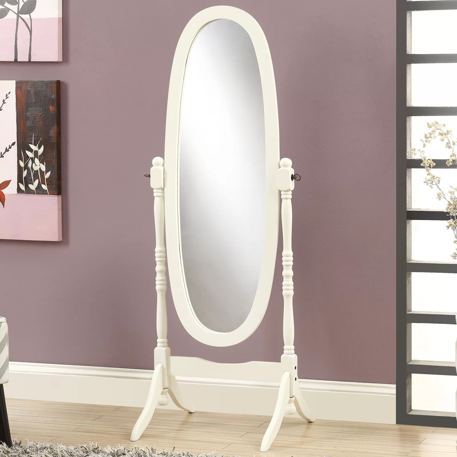 Traditional Mirror For Girls Room