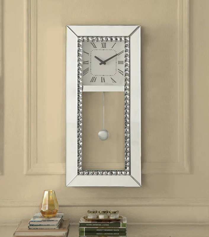 Traditional Mirrored Wall Clock