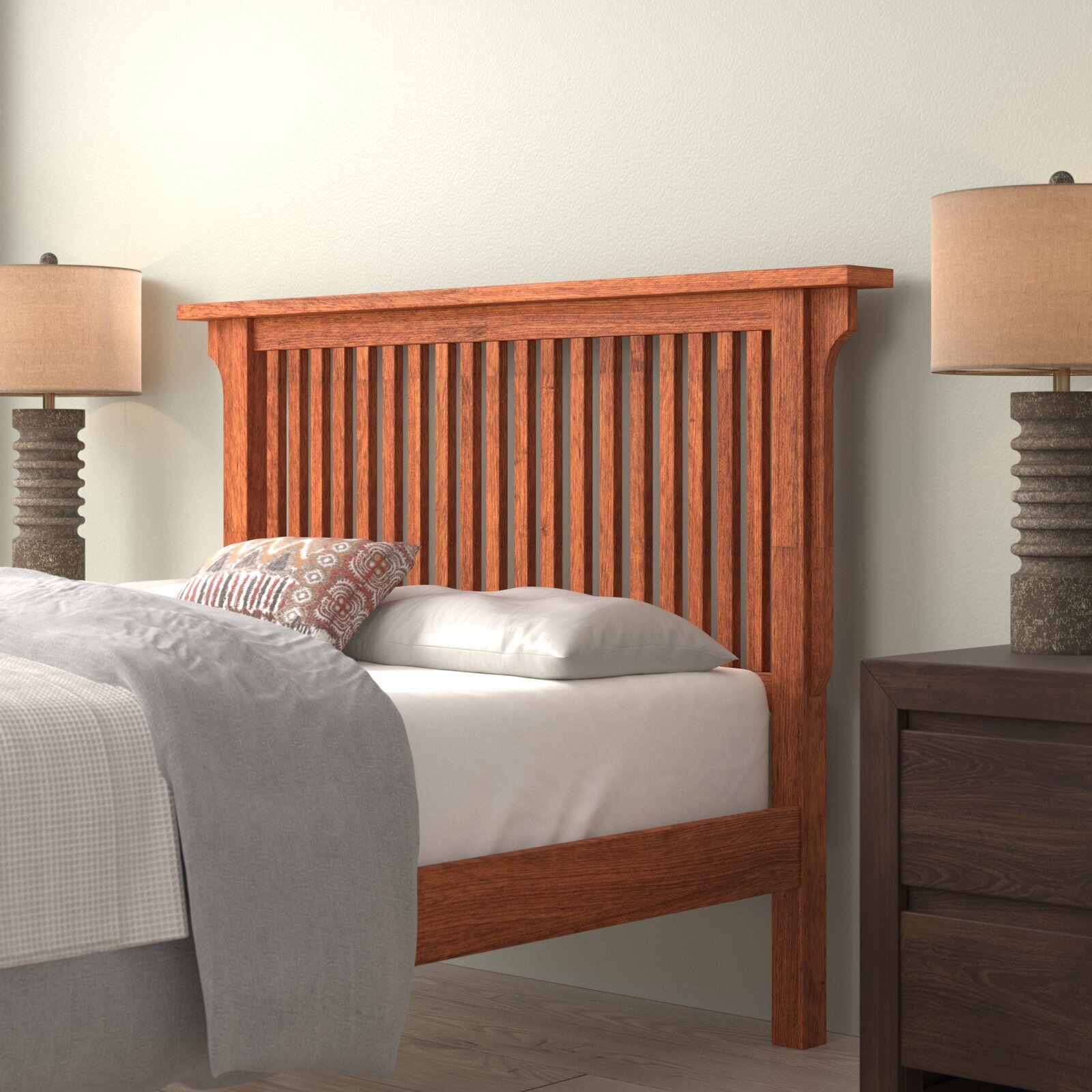 Traditional Mission Style Headboard