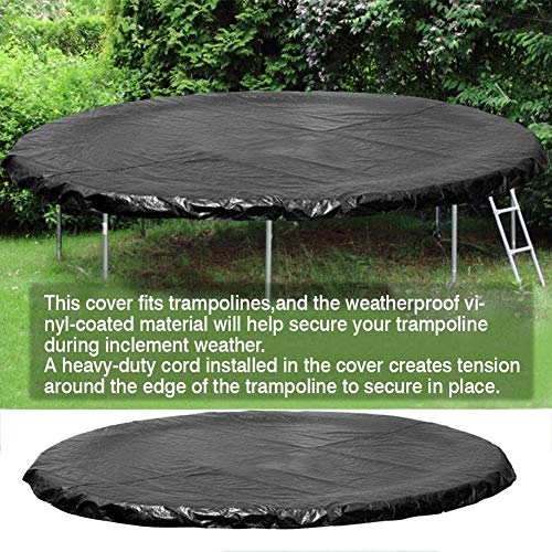 Newmind Round Trampoline Cover Dustproof Rain Snow Sun Shade Dust Rain Cover Weather Protection 