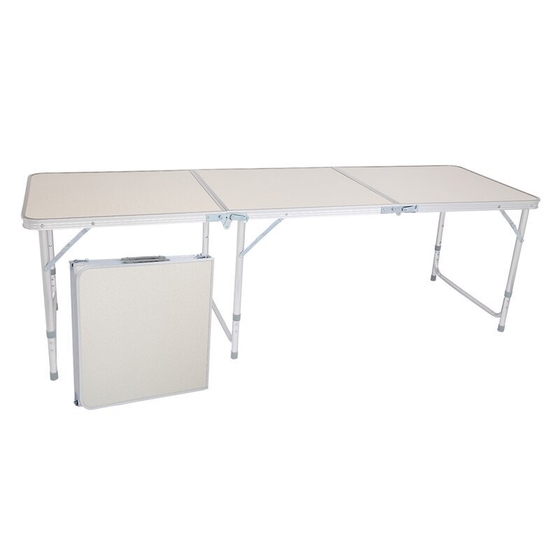 Tri Fold Adjustable Powder Coated Table