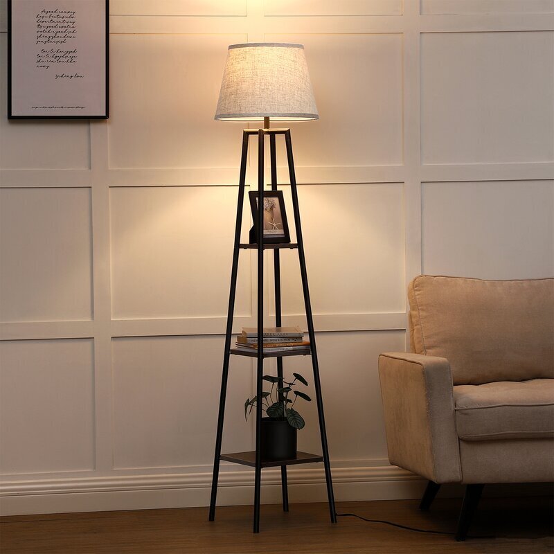 Triangle Shaped Country Style Floor Lamp
