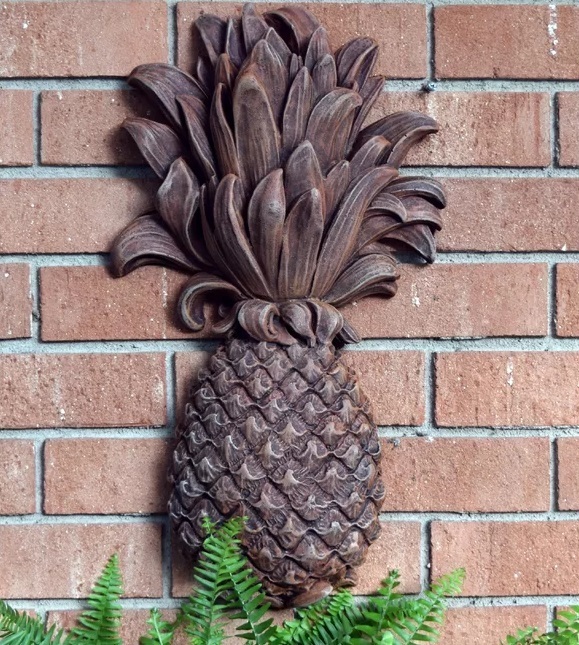 Tropical fruit outdoor plaque