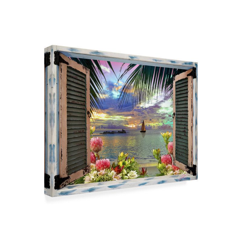 Tropical Paradise Large Outdoor Wall Decor Ideas