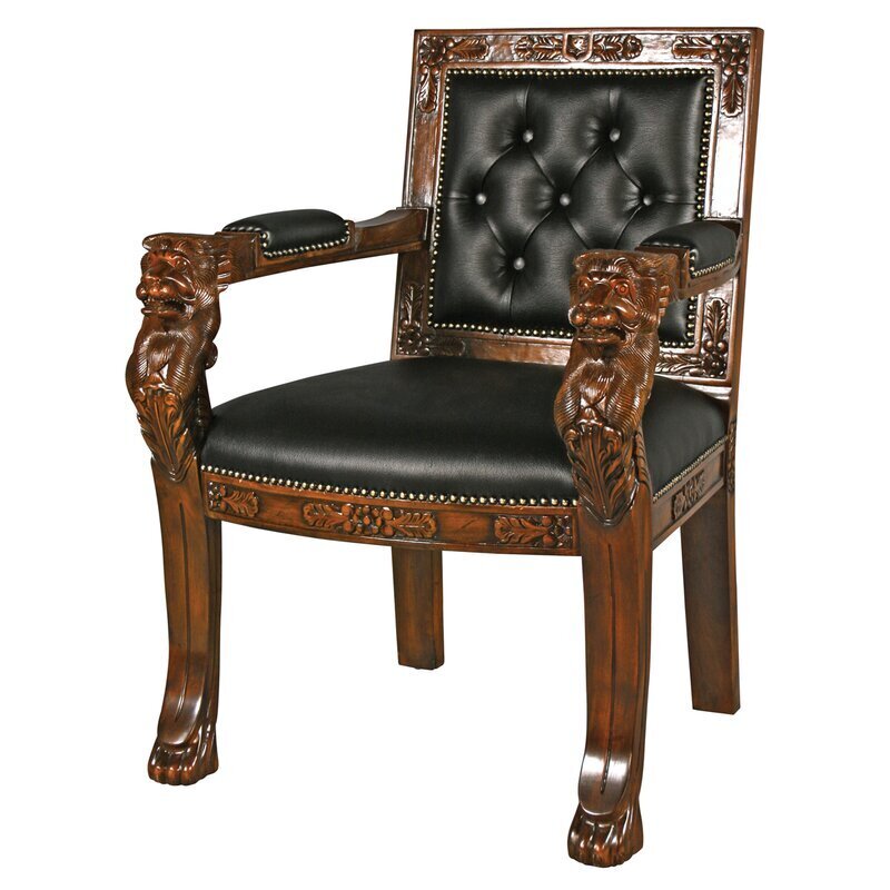 Tufted Lion Head Chair