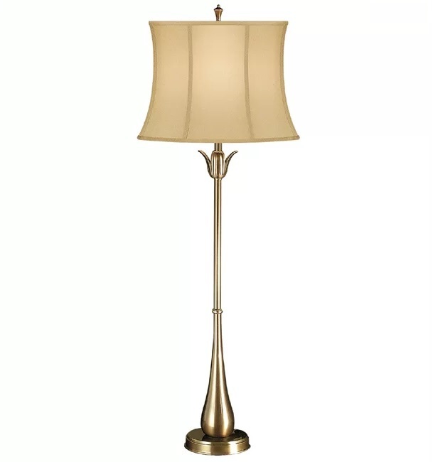 Tulip Style Brass Candlestick Lamp