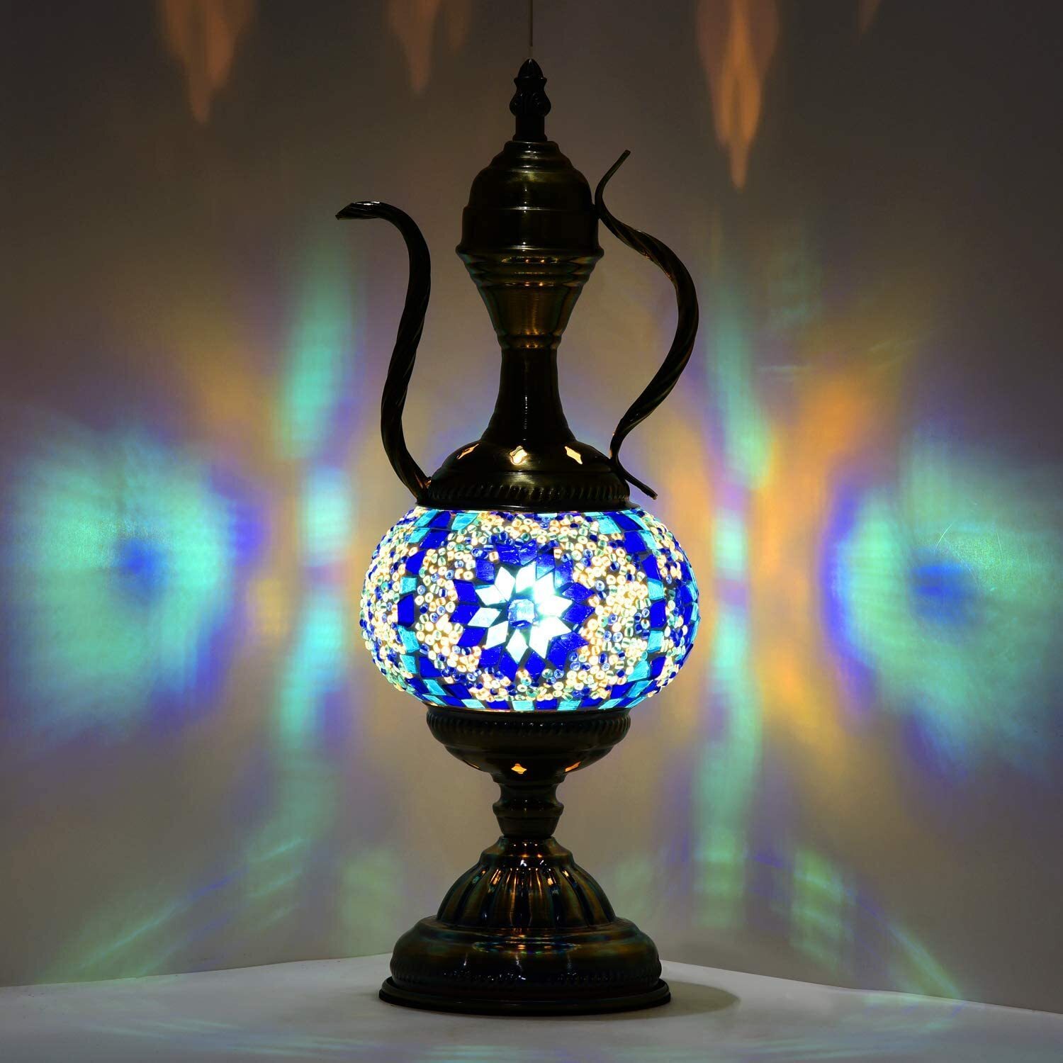 Turkish Mosaic Moroccan Tiffany Lamp