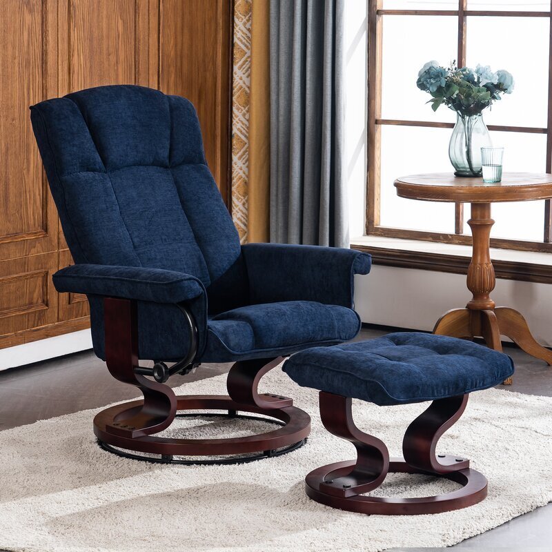 Two Piece Fabric Euro Chair Recliner