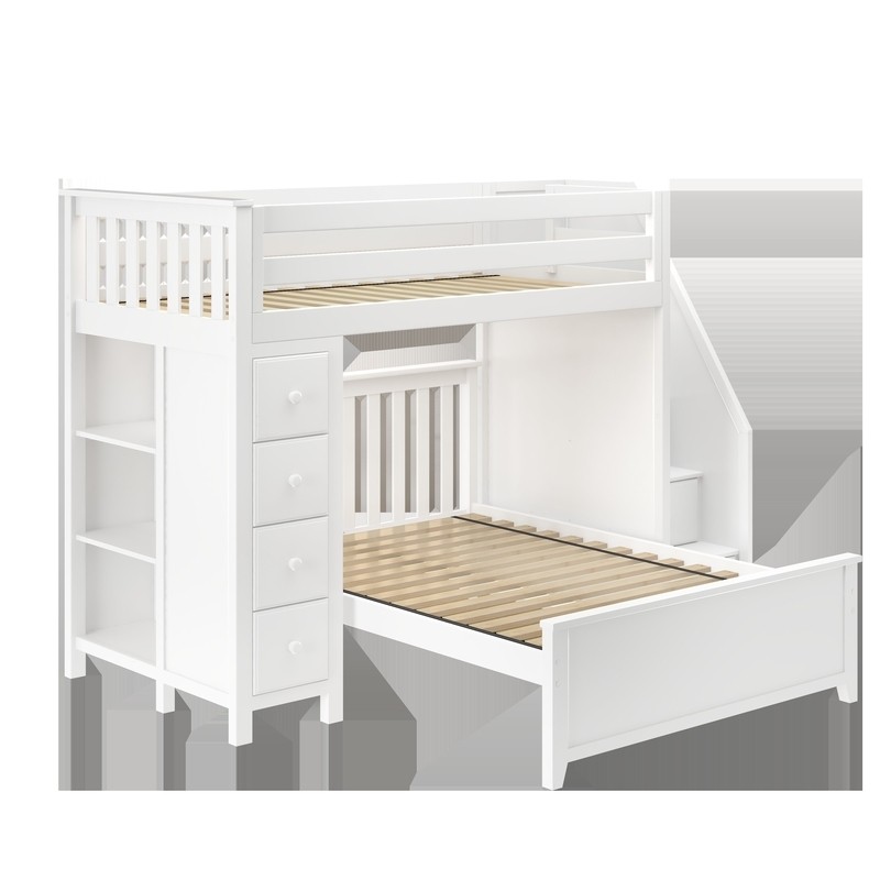 Tyree 8 Drawer Solid Wood L-Shaped Bunk Beds by Three Posts™ Baby & Kids