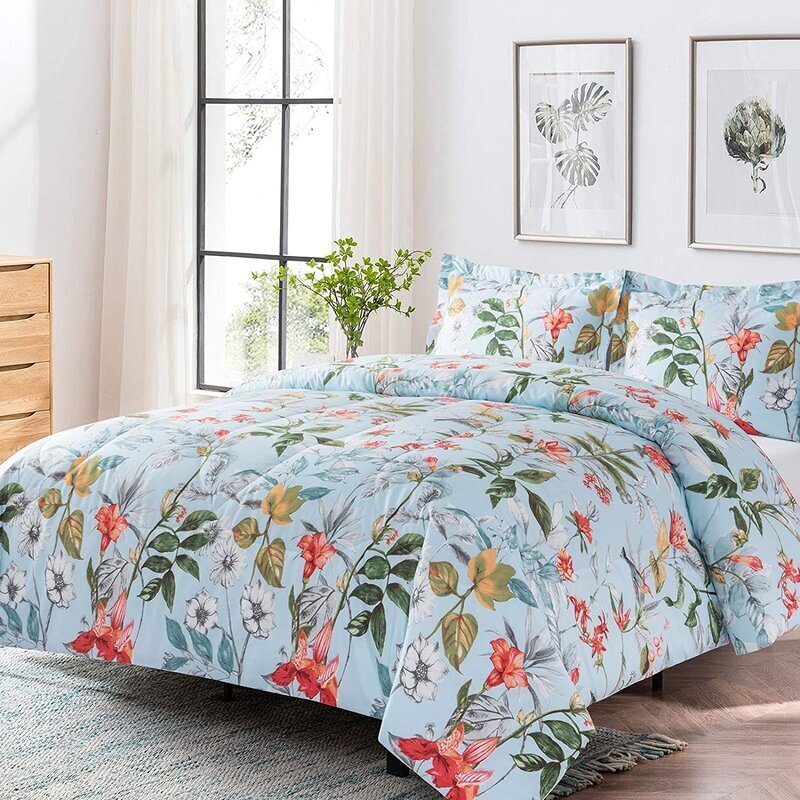 Unique Floral Comforter Set