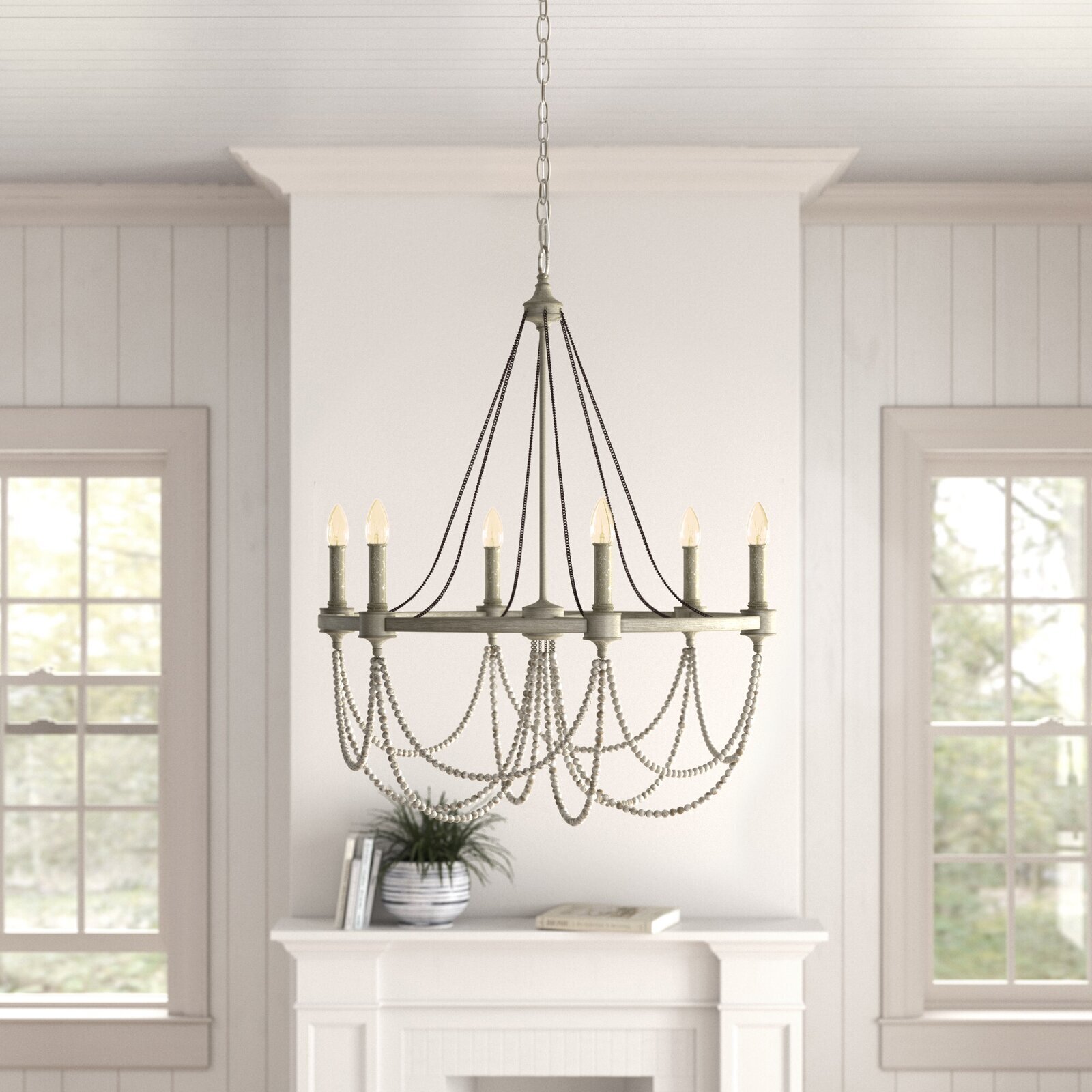 Unique Rustic Wagon Wheel Chandelier