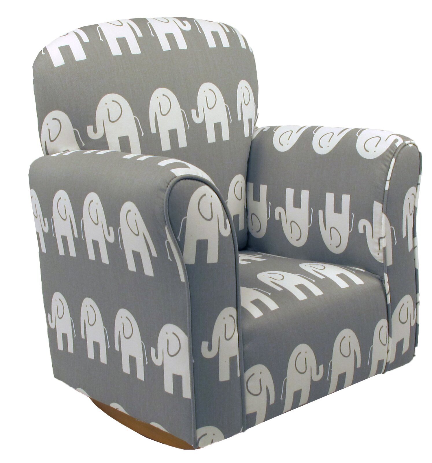 Upholstered Elephant Print