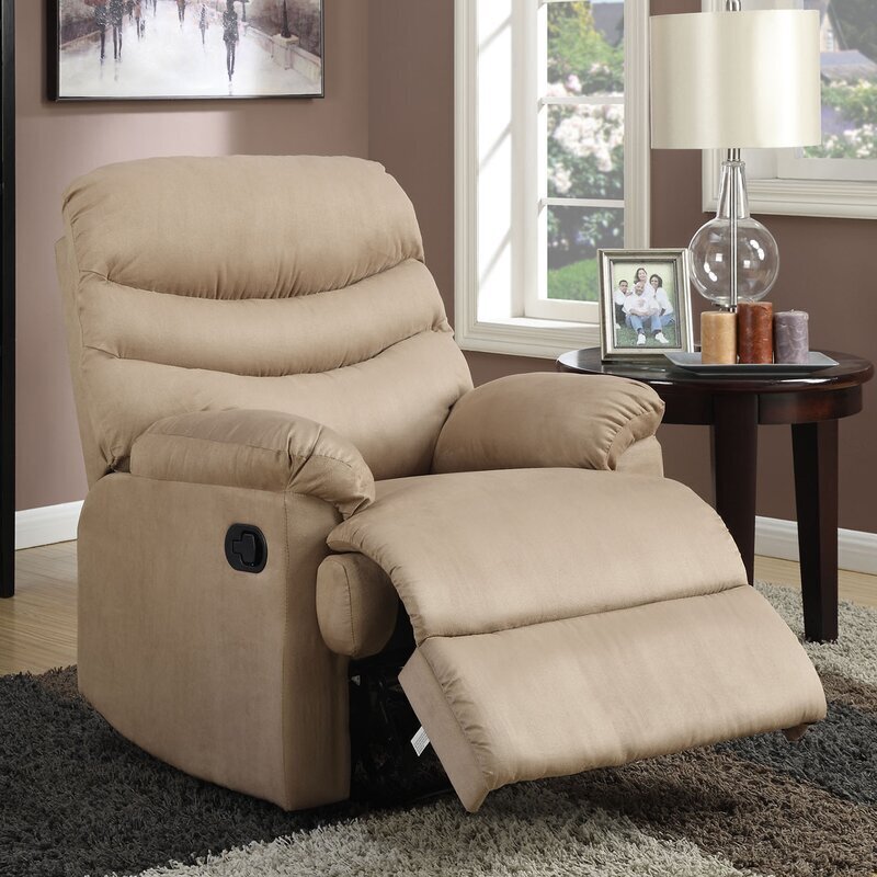 Upholstered hardwood Berkline chair