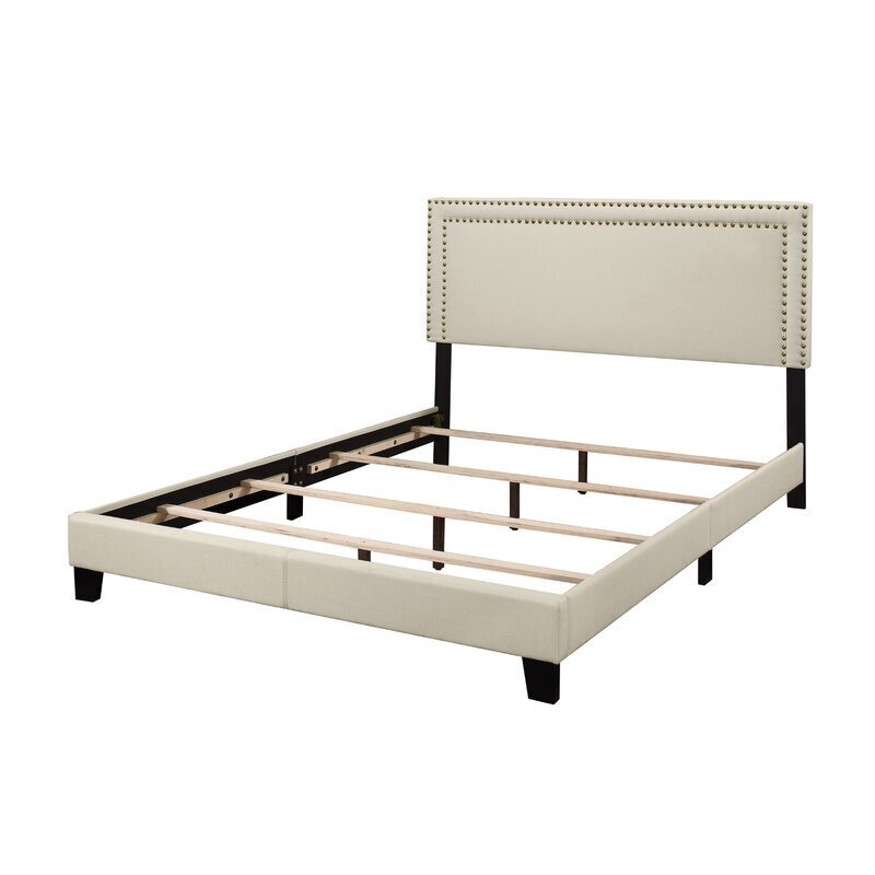 Upholstered Low Profile Queen Bed