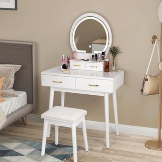 Mirror With Drawers - Foter