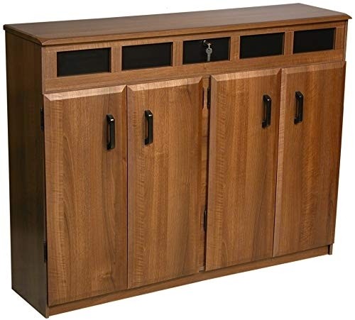 Venture Horizon Top Load Media Cabinet - Walnut
