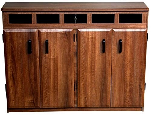 Venture Horizon Top Load Media Cabinet - Walnut