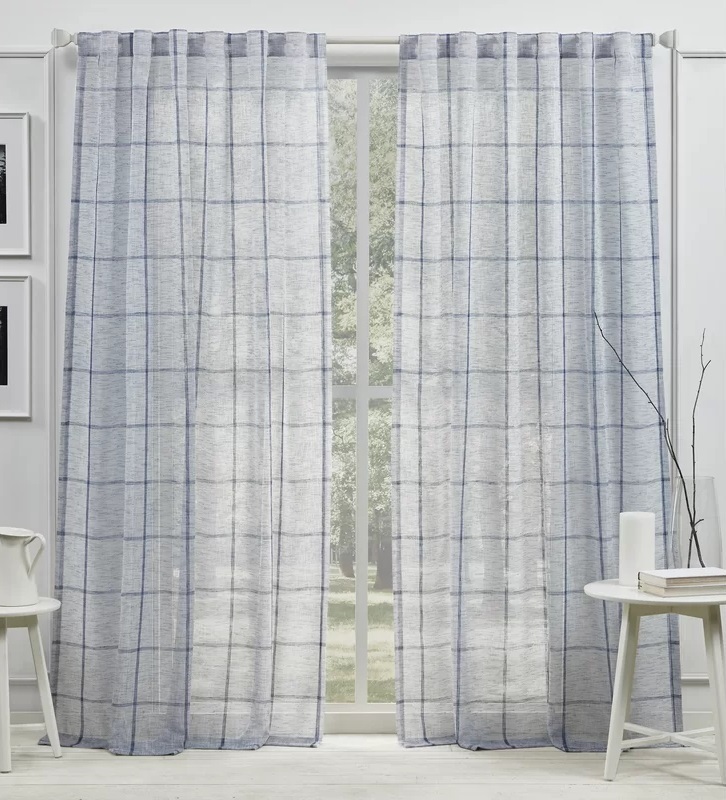 Versatile French linen curtains