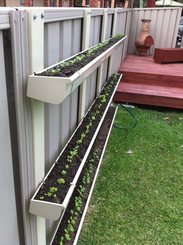 Vertical Gardening Gutters Vertical Gardening Gutters