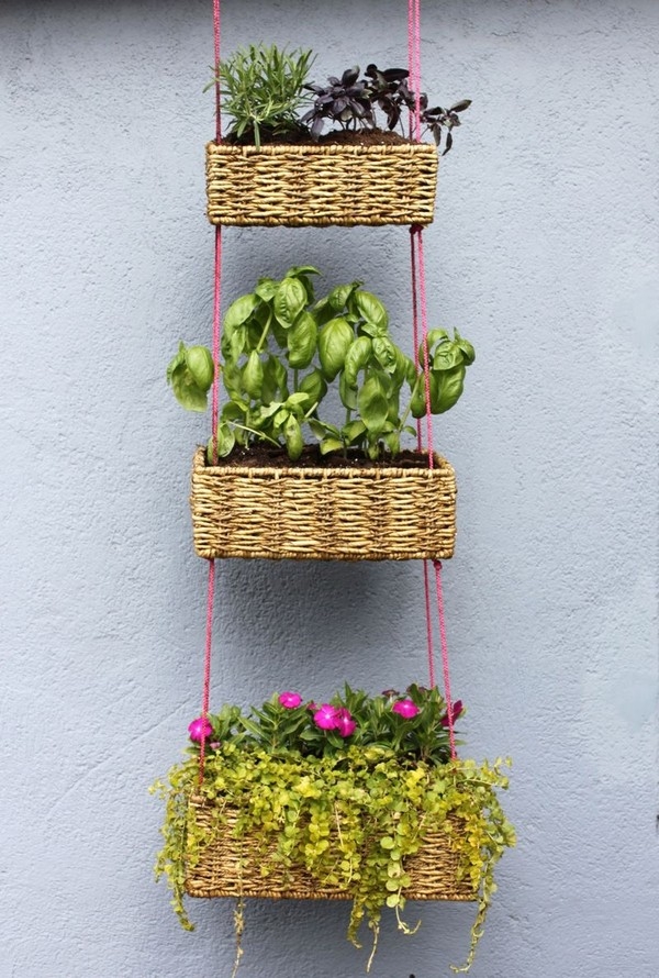 Vertical Gardening Hanging Baskets Vertical Gardening Hanging Baskets