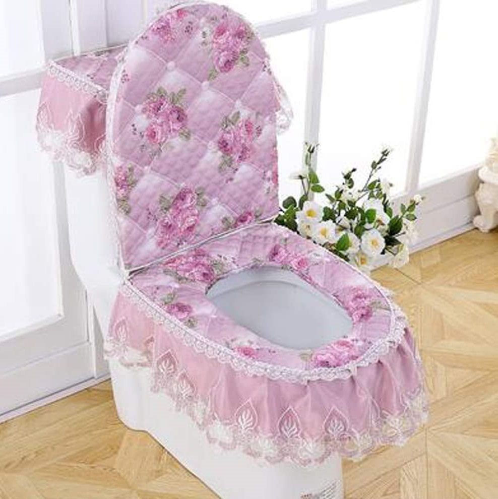 Victorian Fancy Toilet Seat Cover