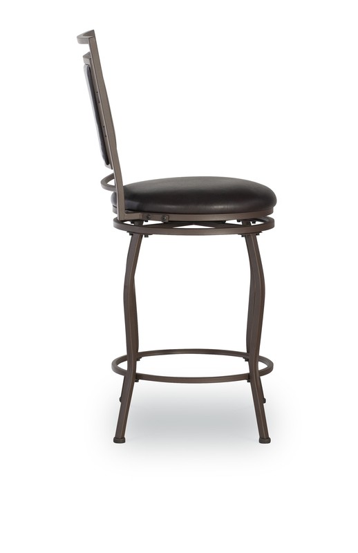Vinciguerra Adjustable Height Swivel Bar Stool