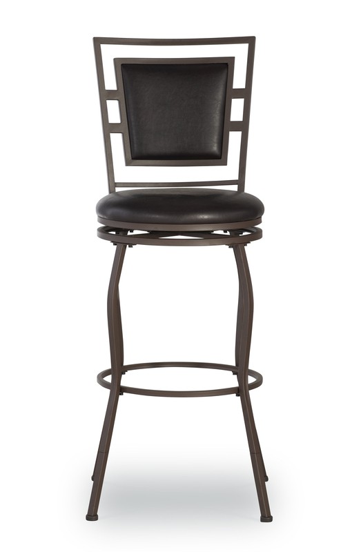 Vinciguerra Adjustable Height Swivel Bar Stool