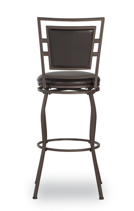Vinciguerra Adjustable Height Swivel Bar Stool