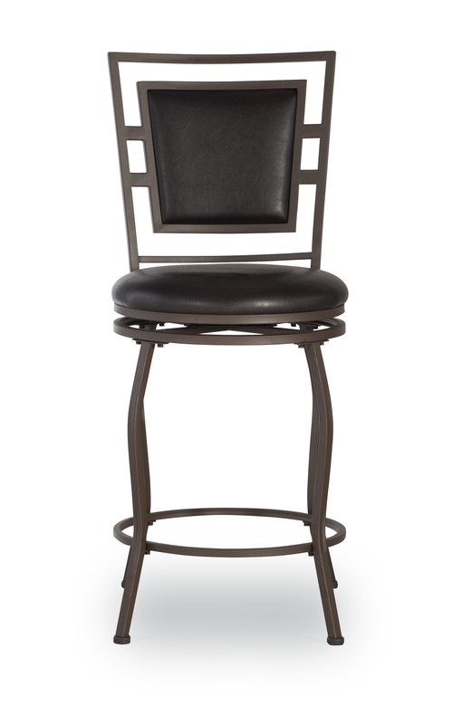 Vinciguerra Adjustable Height Swivel Bar Stool