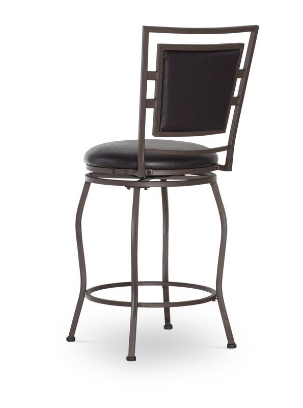 Vinciguerra Adjustable Height Swivel Bar Stool