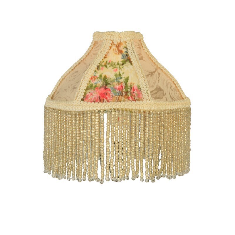 Vintage Beaded Simple Shabby Chic Lamps 