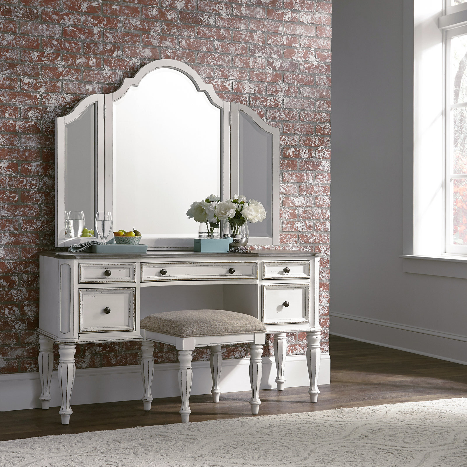 Bedroom Vanity With Storage - Foter