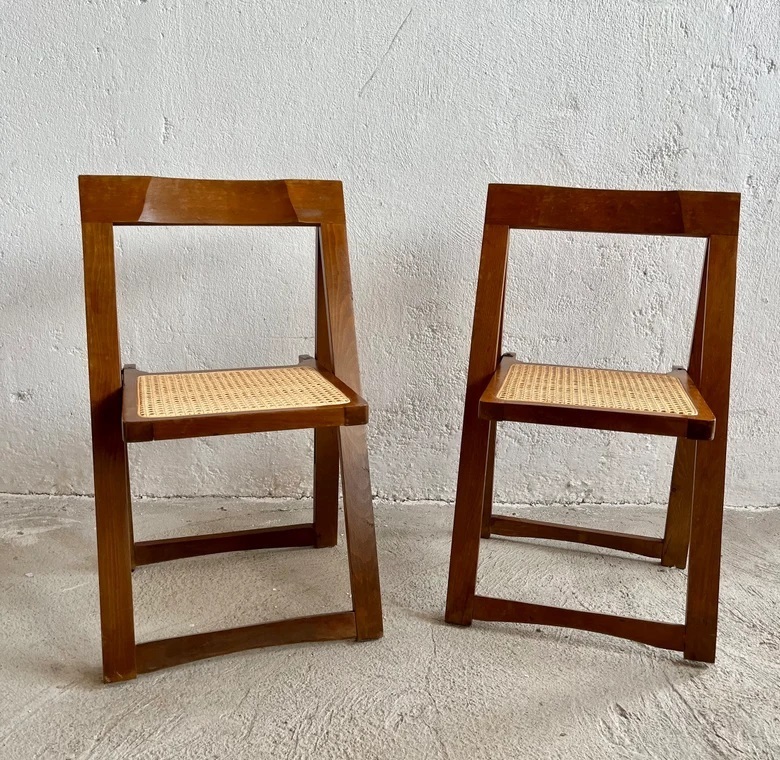 Vintage cane bottom chairs