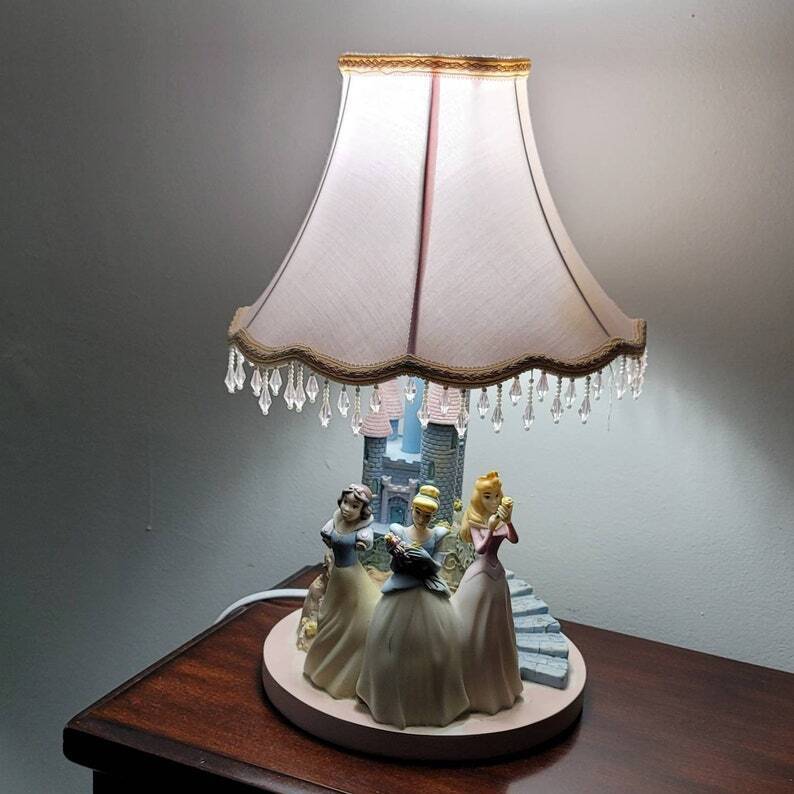 Vintage Disney Princess Lamp