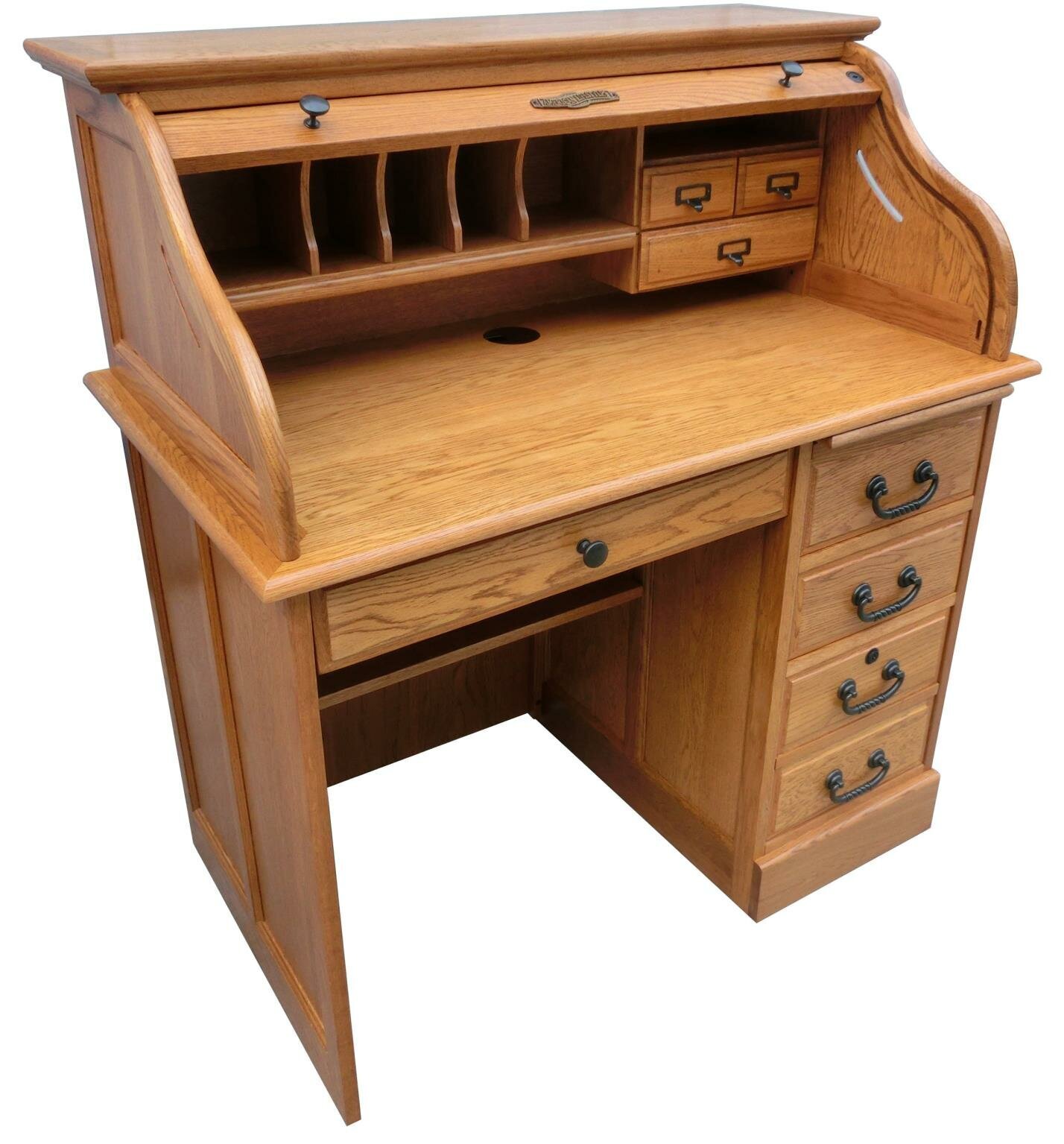 Vintage Secretary Desk With Hutch