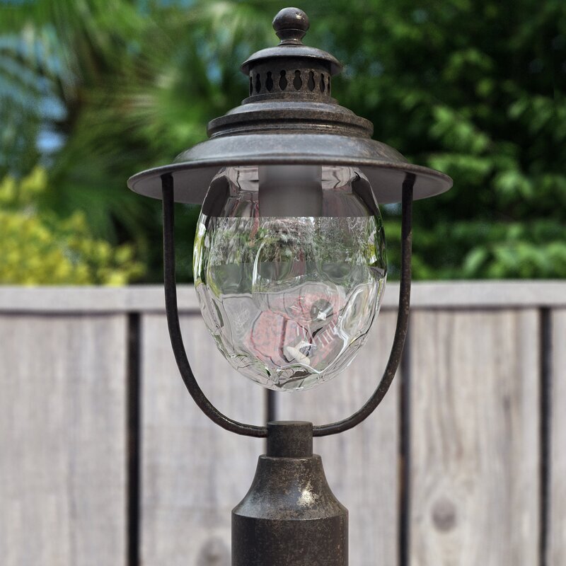 Vintage Style Outdoor Lamp Post Globe