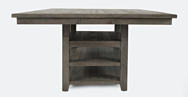 Viviana Extendable Pine Solid Wood Pedestal Dining Table