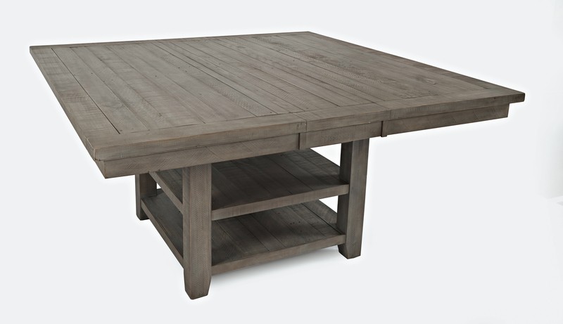 Viviana Extendable Pine Solid Wood Pedestal Dining Table