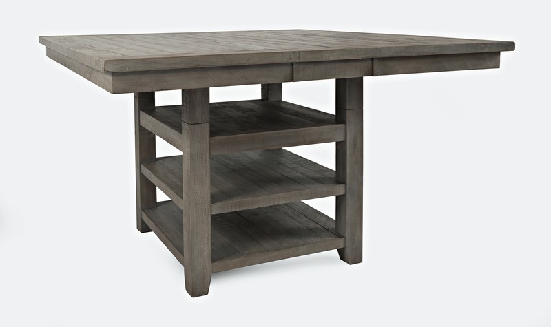 Viviana Extendable Pine Solid Wood Pedestal Dining Table