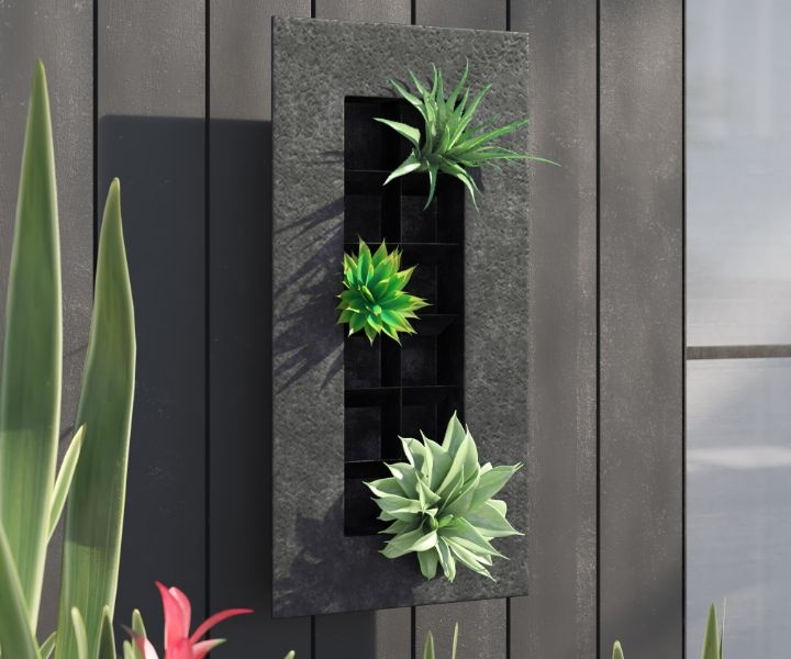 wall planter black wall planter black