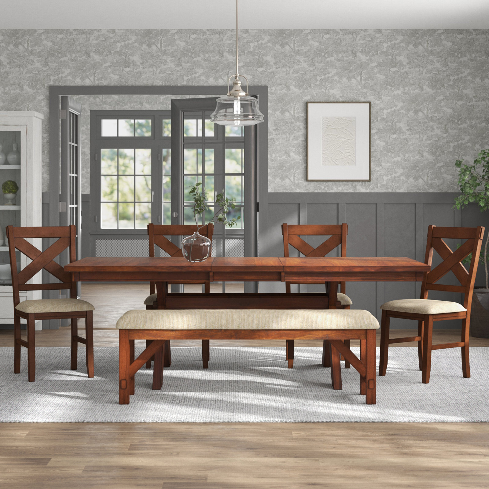 Warm and Welcoming Dining Sets with Bench