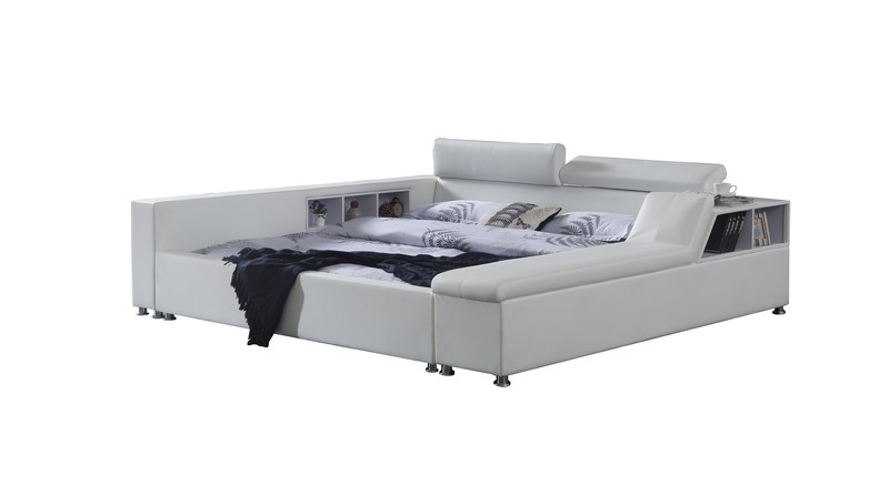 Waylen Upholstered Low Profile Storage Platform Bed