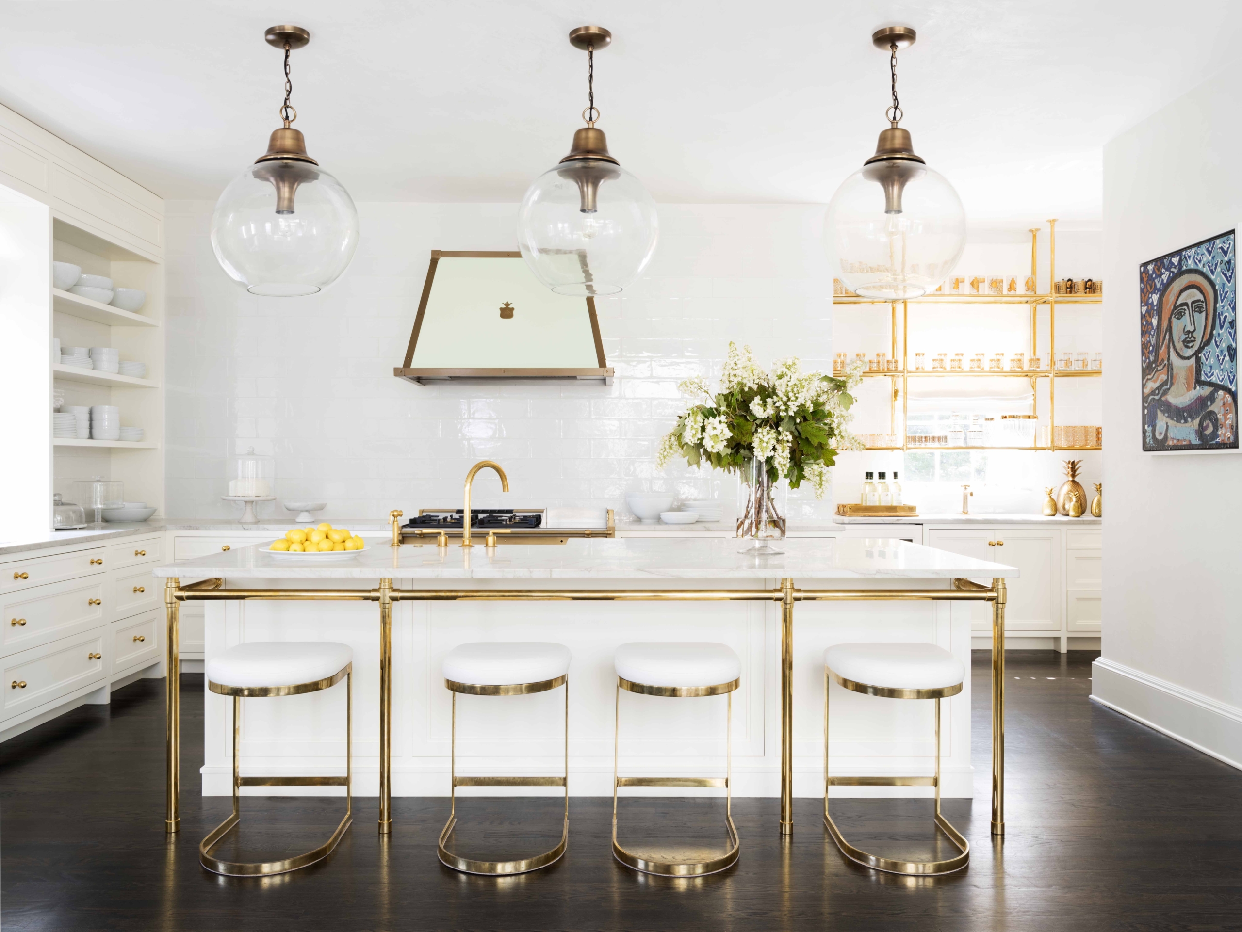 My White and Gold Kitchen · Glambytes · Home - Design