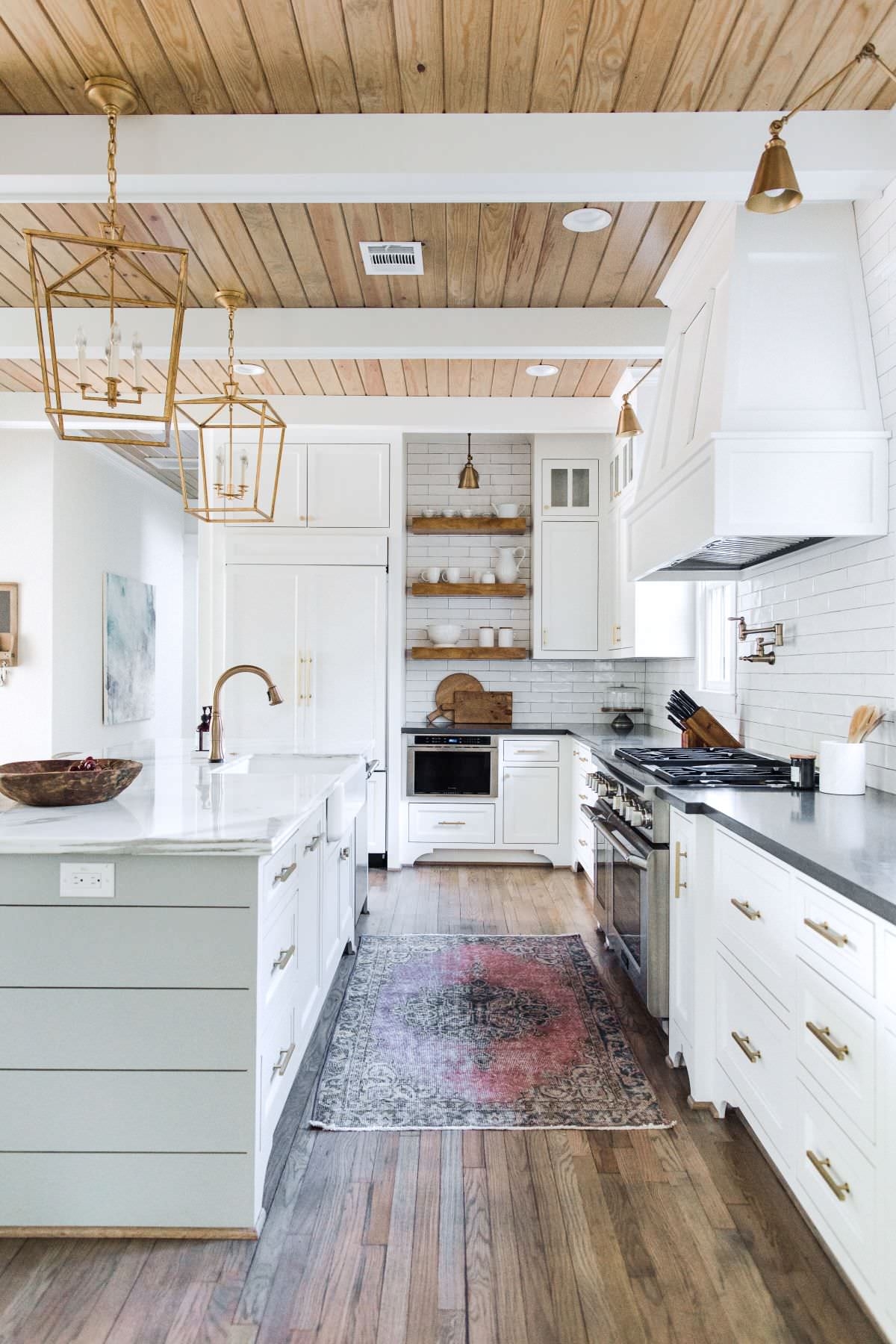 White and Gold Kitchen Reveal — PRETTY TWINKLE DESIGN