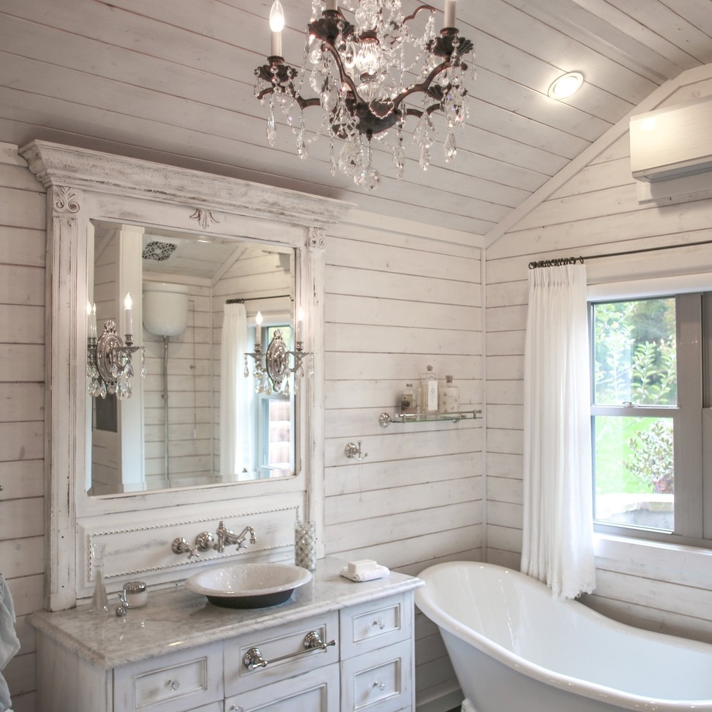 30 Shabby Chic Bathroom Ideas: Charming, Cozy, Classy - Foter