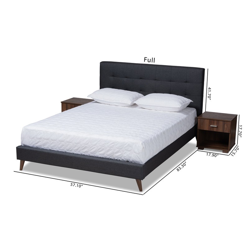 Winterbourne Platform 3 Piece Bedroom Set